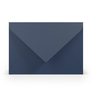 PAPERADO 300 Briefumschläge DIN B6 Jeans gerippt - 100 g/m² Kuvert Ohne Fenster 17,8 x 12,5 cm - Umschläge mit Nassklebung spitze Klappe