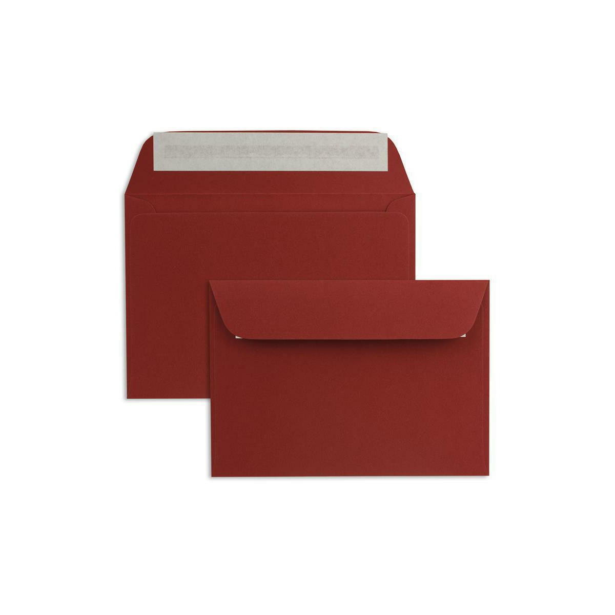 Briefumschläge DIN-C6 Rot Briefumschlag Kuvert Briefkuvert Umschlag 