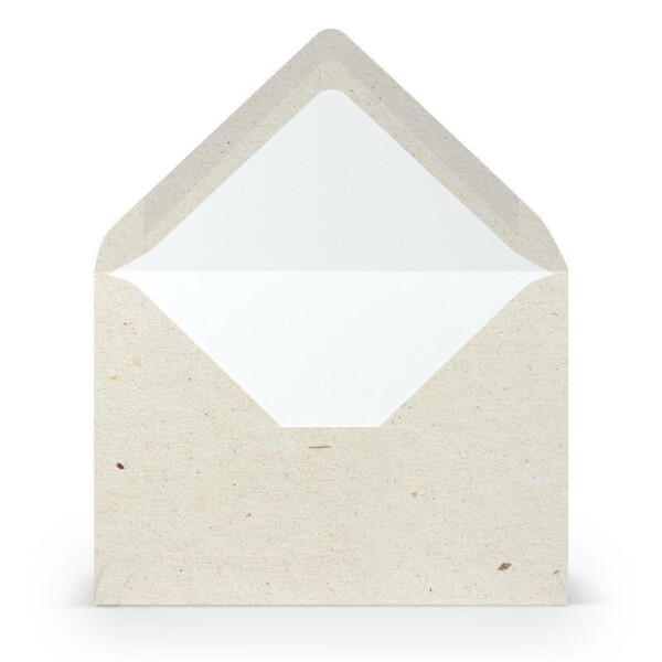 PAPERADO 1000 Briefumschläge Terra Vanilla - 100 g/m² Kuvert Ohne Fenster 11,4 x 16,2 cm - Umschläge mit Nassklebung spitze Klappe