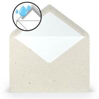 PAPERADO 1000 Briefumschläge DIN C5 Terra Vanilla - 100 g/m² Kuvert Ohne Fenster 15,7 x 22,5 cm - Umschläge mit Nassklebung spitzer Klappe