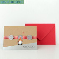 PAPERADO 150x Bastelkarton DIN A4 - Weiß gerippt 220 g/m² Tonkarton - Dickes Bastelpapier in 29,7 x 21 cm Malen, Basteln perfekte Bastelpappe