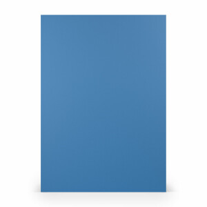 PAPERADO 25x Bastelkarton DIN A4 - Stahlblau gerippt Blau 220 g/m² Tonkarton - Dickes Bastelpapier in 29,7 x 21 cm Malen, Basteln perfekte Bastelpappe