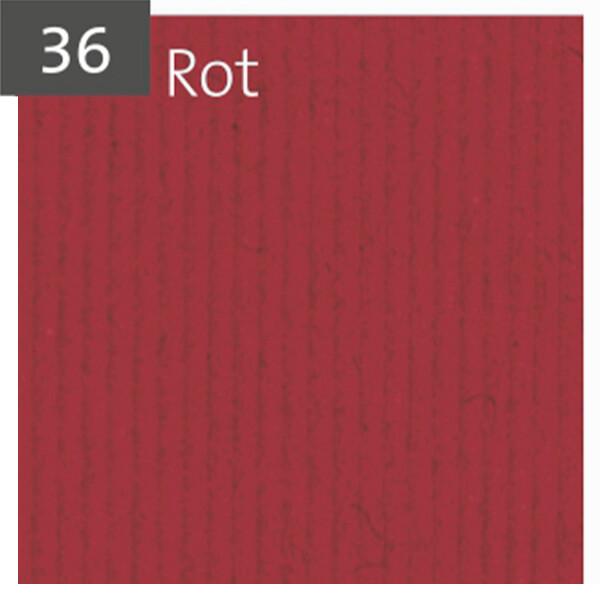 Rot gerippt