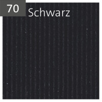 Schwarz gerippt