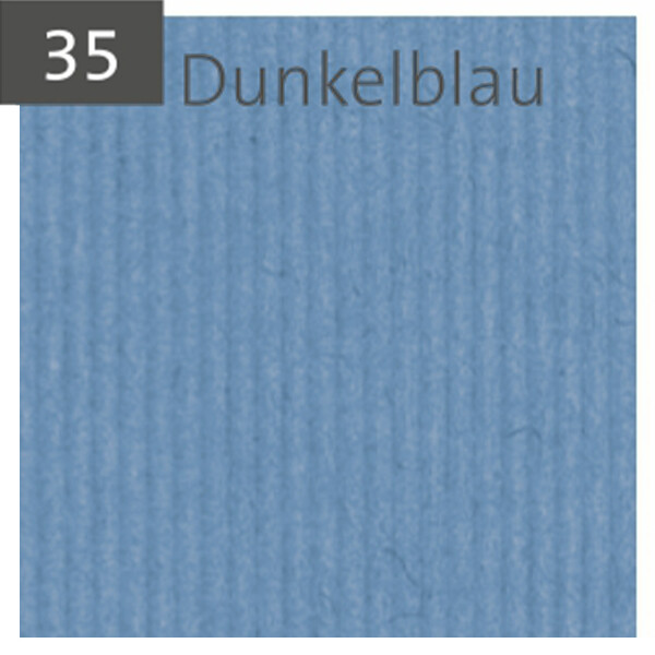 Dunkelblau gerippt