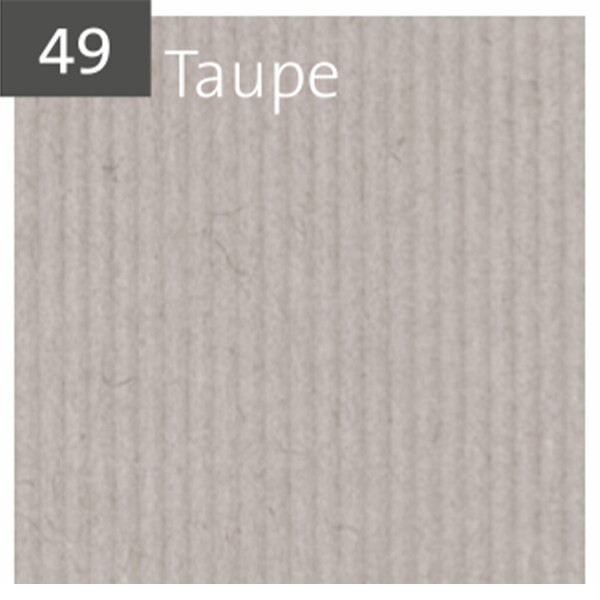 Taupe gerippt