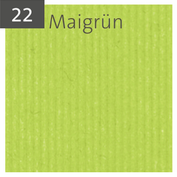 Maigrün gerippt