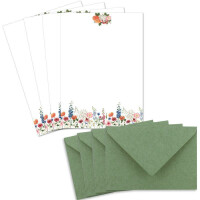 Briefbogen-Set Blumenwiese