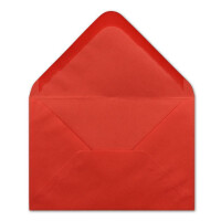 DIN B6 Umschlag - Farbe: Rot - Gr&ouml;&szlig;e: 120 x...